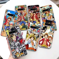 japanese anime one piece coque phone case for samsung galaxy note 20 ultra 10 plus 9 8 m12 m21 m30s m31 m32 m51 m52 j4 j6 j8 c