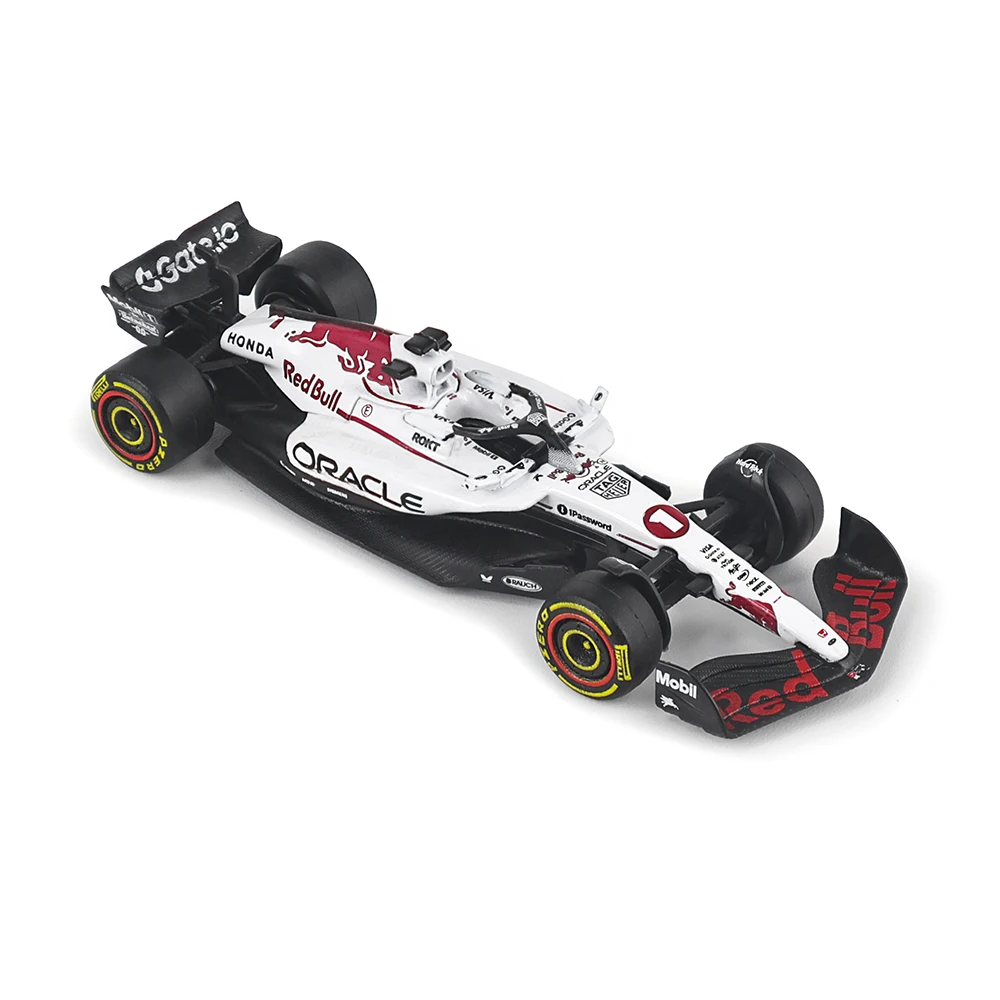Фото Bburago 1:64 Oracle Red Bull Racing 2025 F1 RB21 # 1 Верстаппен # Коллекционная модель автомобиля Yuki Tsunoda Alloy, последняя модель, 22 шт. №2