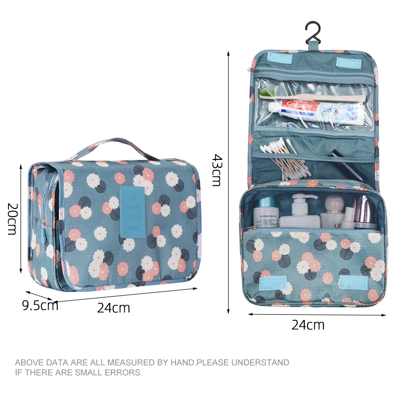 Мосодо Путешественник Косметичка для макияжа Складная Органайзер Водонепроницаемый Косметический Чехол Висячая Несер Ванная Косметичка Сумочка для хранения.