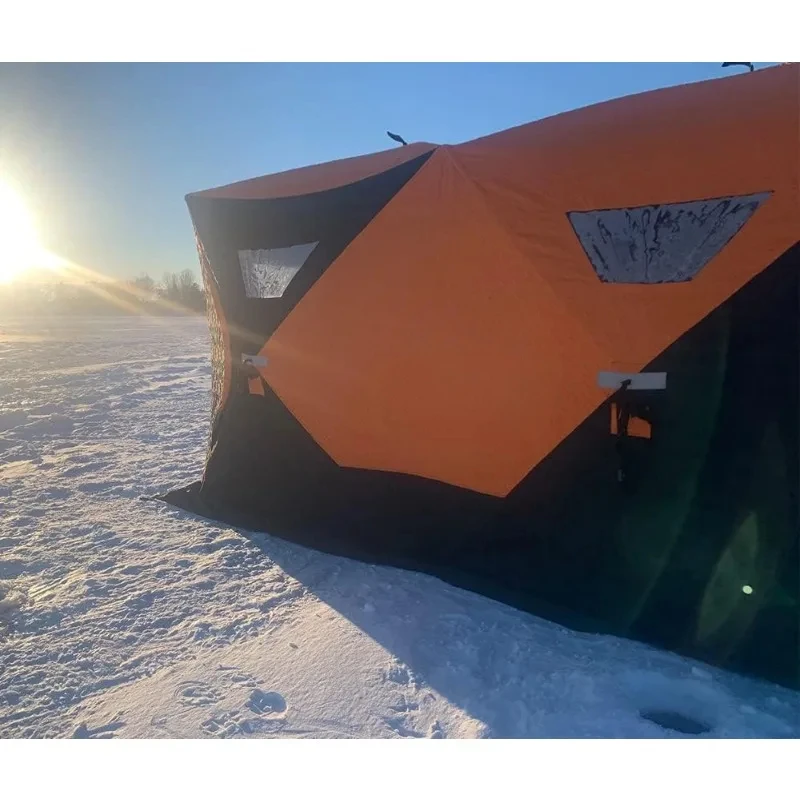 Всплывающий портативный изолированный укрытие для зимней рыбалки кемпинга и