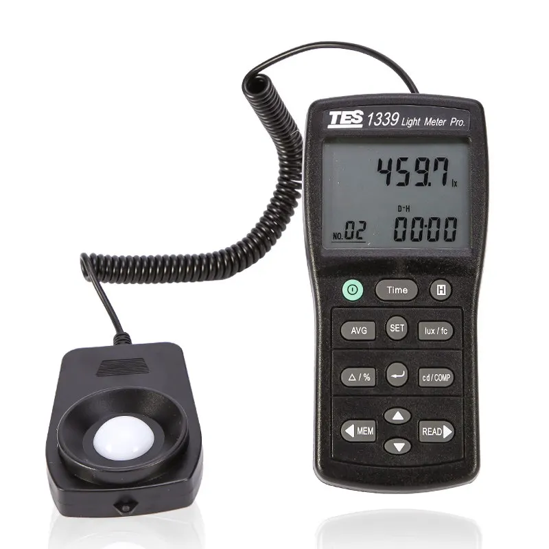 

TES-1339 Light Meter Measuring Levels Ranging 0.01 to 999900 Lux Luminous Intensity Measurement ,Auto Power off Function.