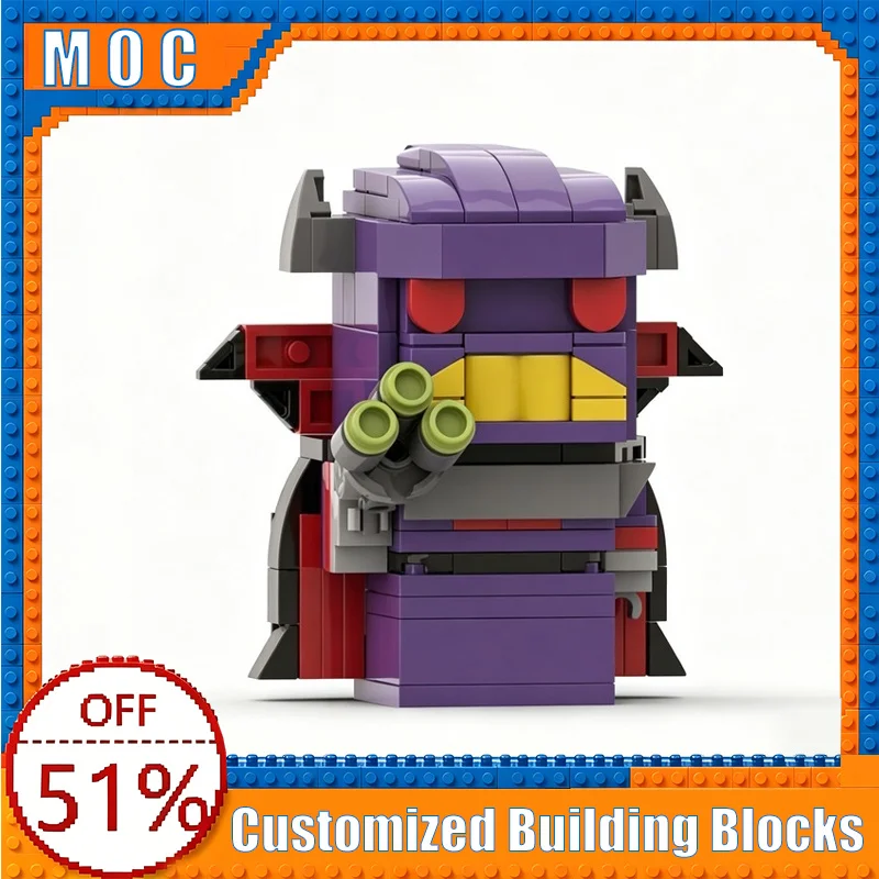 Фото НОВИНКА: Конструктор Brickheadz «Император Зург» из 185 деталей. Развивающая игрушка для сборки моделей, креативная коллекция, популярный подарок на день рождения. №1