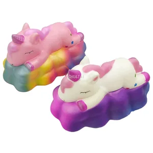 Jumbo Squishy Kawaii Unicorn Cake Soft Shooting Props PU Squishies Slow Rising Stress Relief Squeeze for Children Toys Gift
