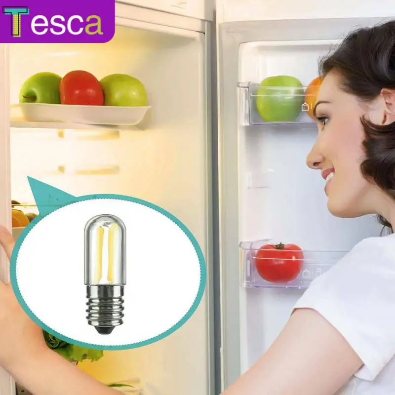

Светодиодная лампа E14 220 В, 1 Вт, 2 Вт, 3 Вт, высококачественное освещение, миниатюрная Светодиодная лампа 2700k, лампа накаливания с регулируемой яркостью для холодильника, морозильной камеры