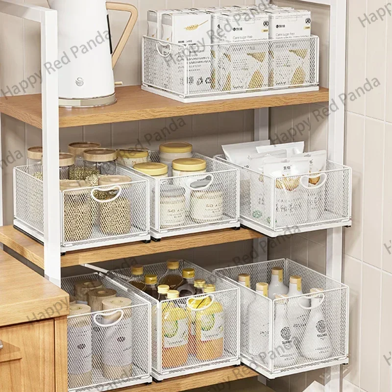 Кухонный ящик для хранения шкаф под раковиной выдвижная корзина с направляющей