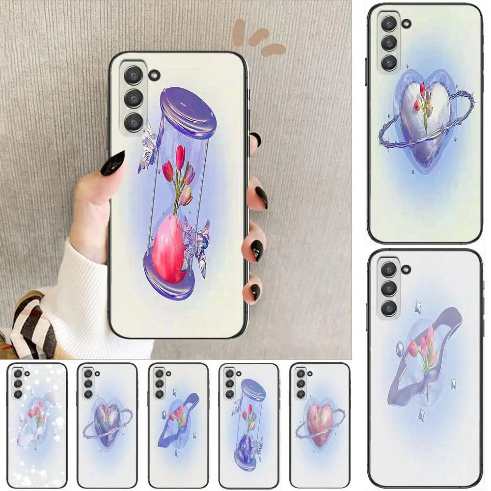 

DIY-romance of tulips Phone cover hull For SamSung Galaxy s6 s7 S8 S9 S10E S20 S21 S5 S30 Plus S20 fe 5G Lite Ultra Edge