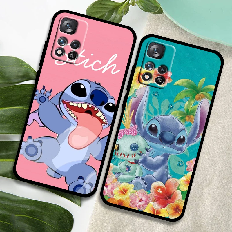 Силиконовый мягкий ударопрочный черный чехол для телефона с милыми мультяшными