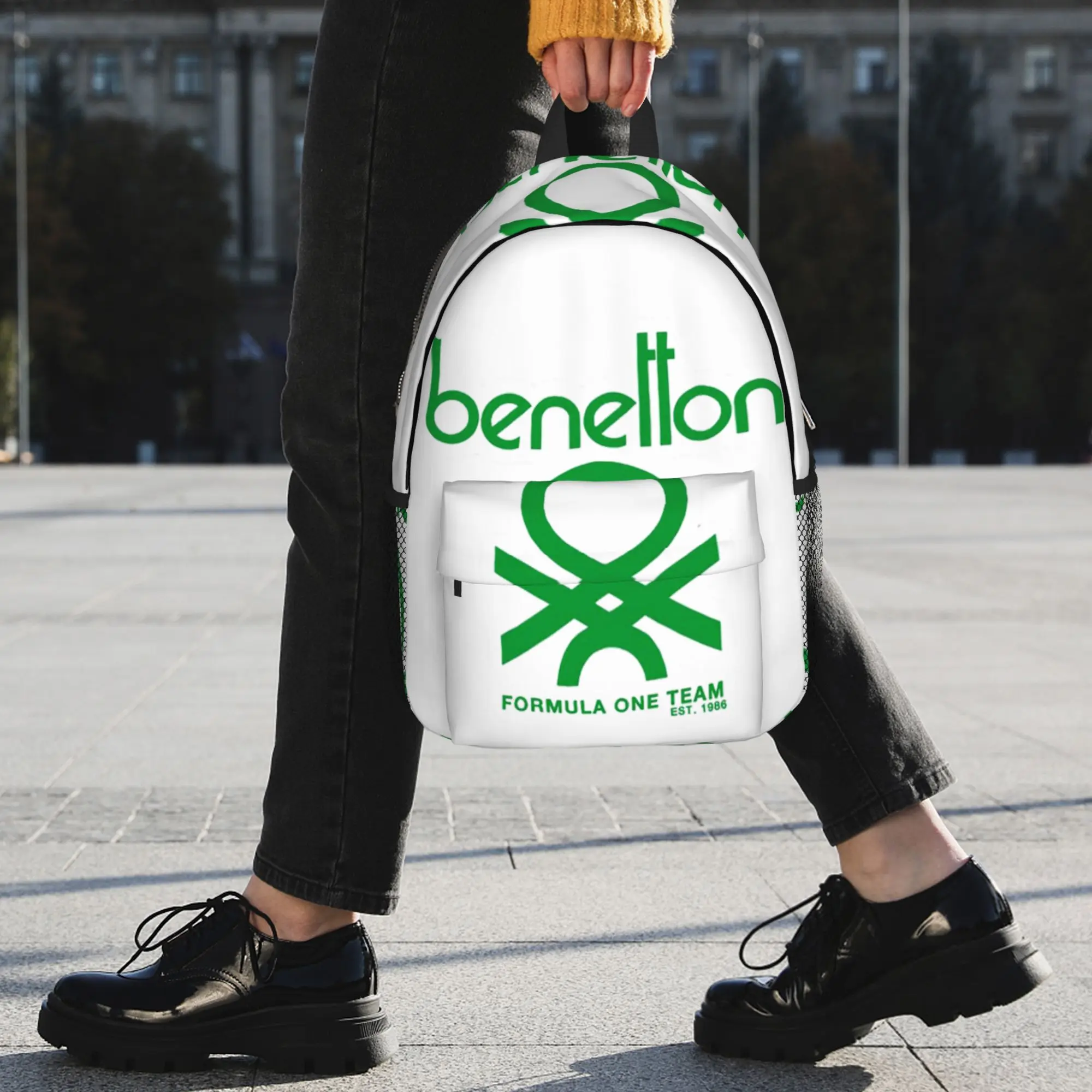 Фото Рюкзак B-Benetton-S: Горячая распродажа, вместительный городской рюкзак для мальчиков и девочек, школьная сумка через плечо для мужчин и женщин №4
