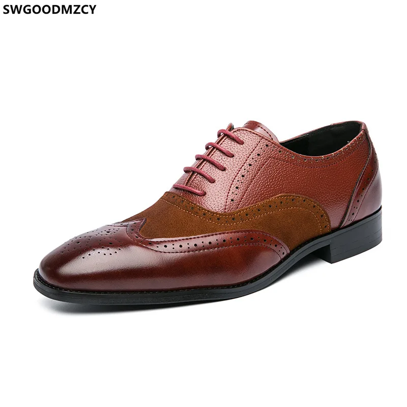 

Brogue Shoes Men Italiano Formal Shoes Men Dress Shoes Men Office 2023 Casuales Wedding Dress Coiffeur Business Suit ビジネスシューズ