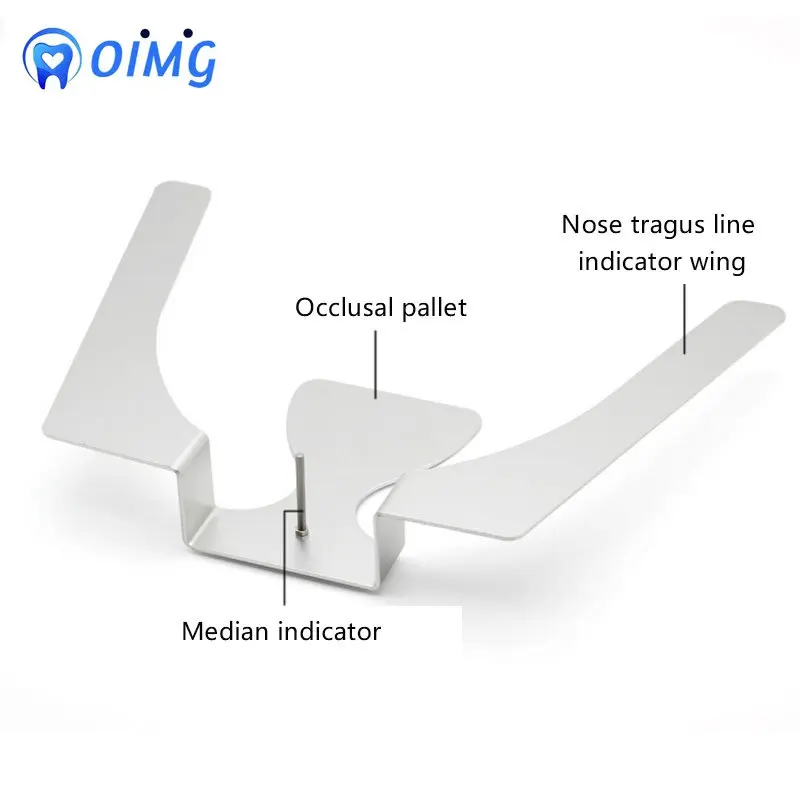 

Dental Orthodontic 3D Occlusal Maxillary Casting Jaw Fox Plane Plate Complete Denture Aluminum Alloy 3 Dimensional Jaw Plate