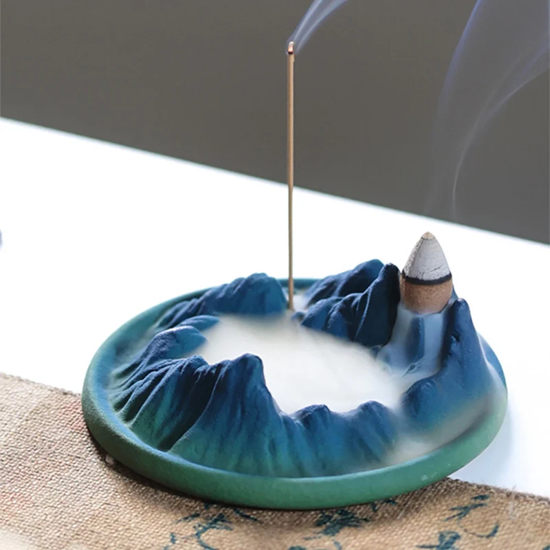 

Candle Backflow Incense Burner Stick Living Room Ceramic Creative Incense Burner Smoking High Quality Encensoir Accessories