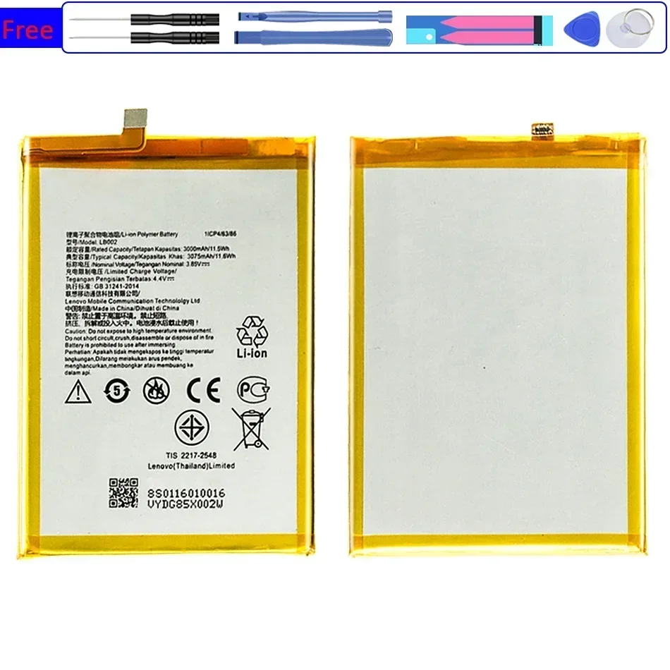 Аккумулятор мобильного телефона LB002 LB 002 3000 мАч для Lenovo S5 K520 K520T Bateira