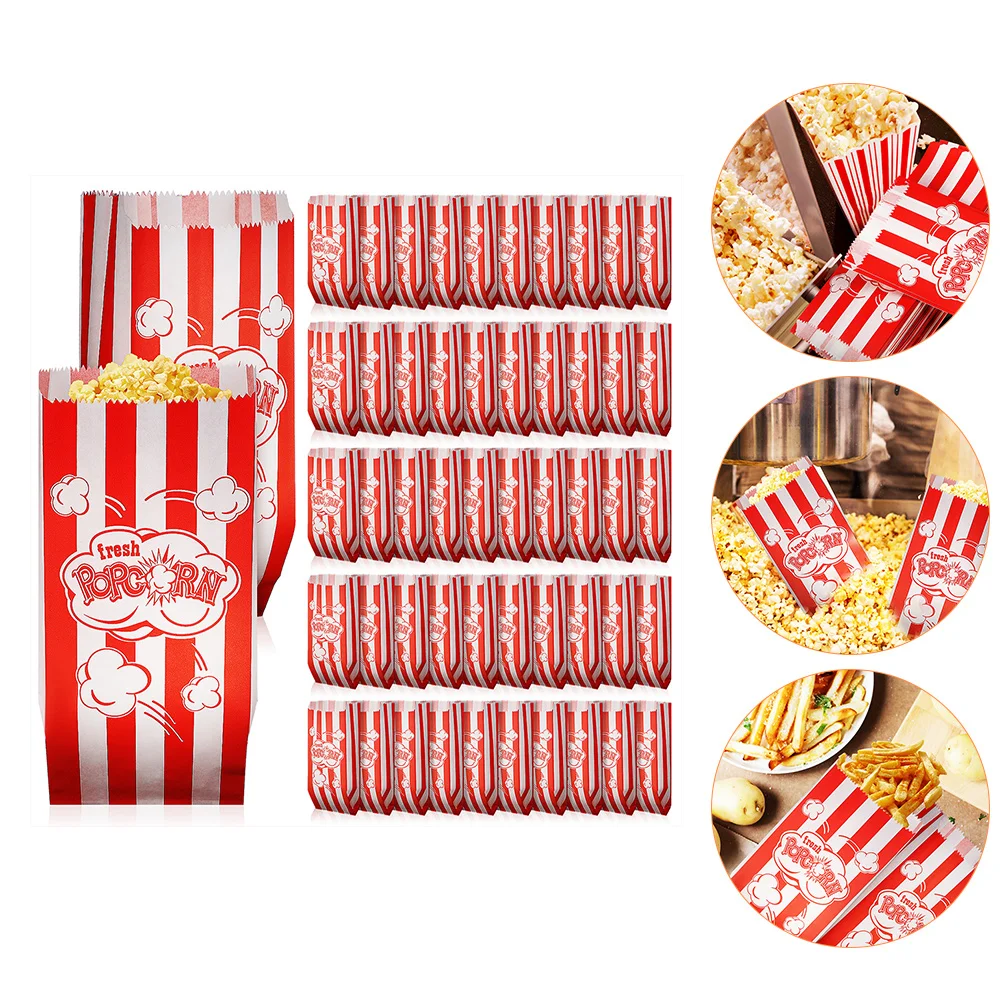 

100Pcs Party Supplies Popcorn Containers Movie Night Popcorn Holders Popcorn Holder Popcorn Container for Snack Cinema Popcorn