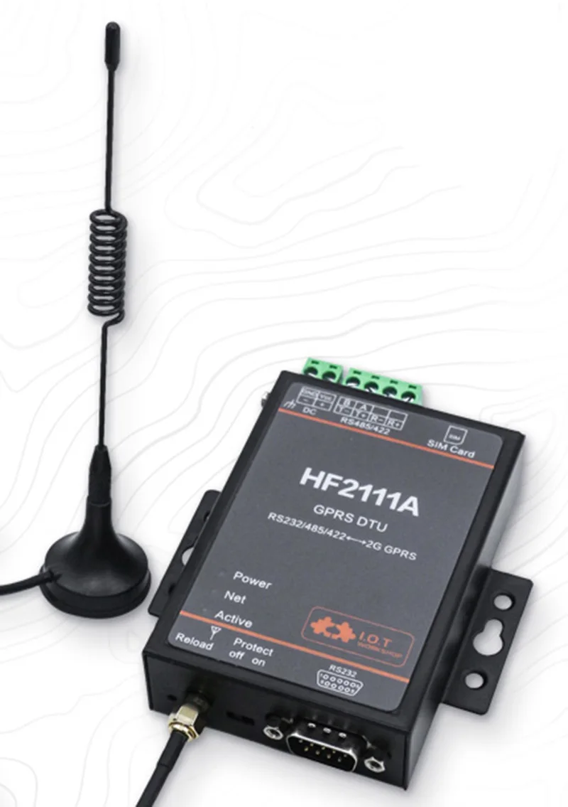 Преобразователь RS485 RS422 в GPRS, последовательный сервер HF2111A (art.: 3920bbd7d2e84) - 3920bbd7d2e84