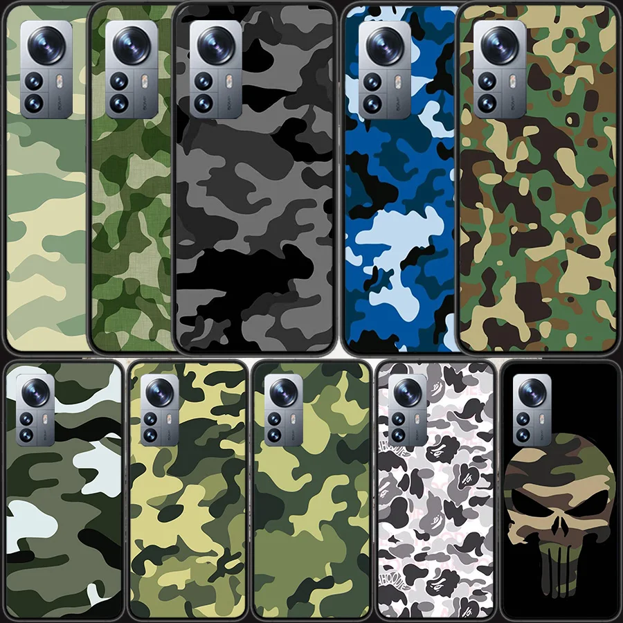 

Camouflage Pattern Camo military Army Phone Case For Xiaomi Mi 12 11T 10T 9T Pro 12X 11i 11 Ultra 10 Lite 5G 9 8 6X 5X Capa Coqu