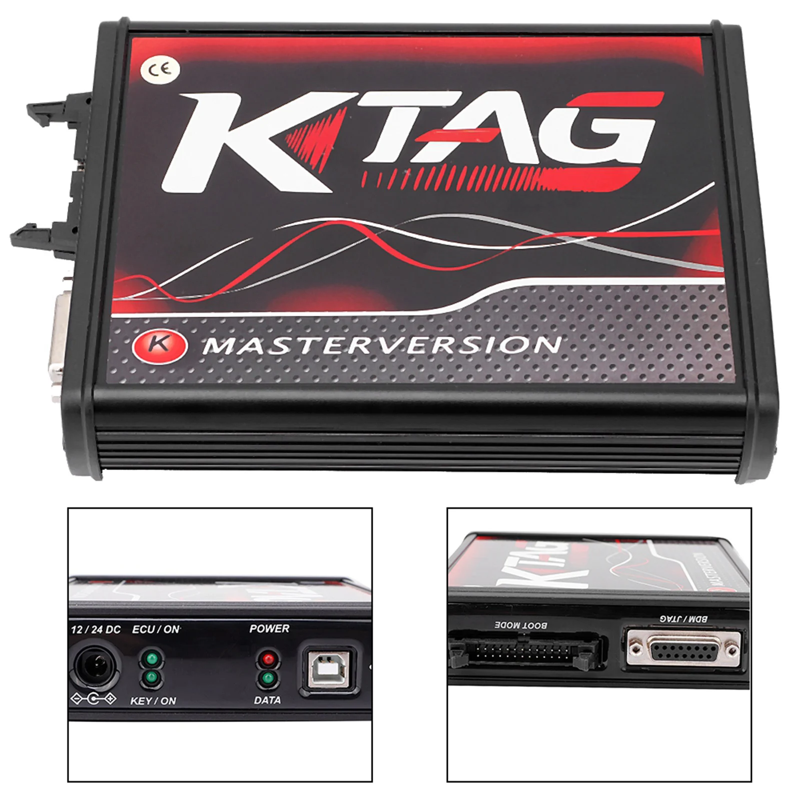 

Инструмент для программирования ECU KTAG V7.020, неограниченный жетон, инструмент для диагностики автомобиля с Красной печатной платой, вилка ста...