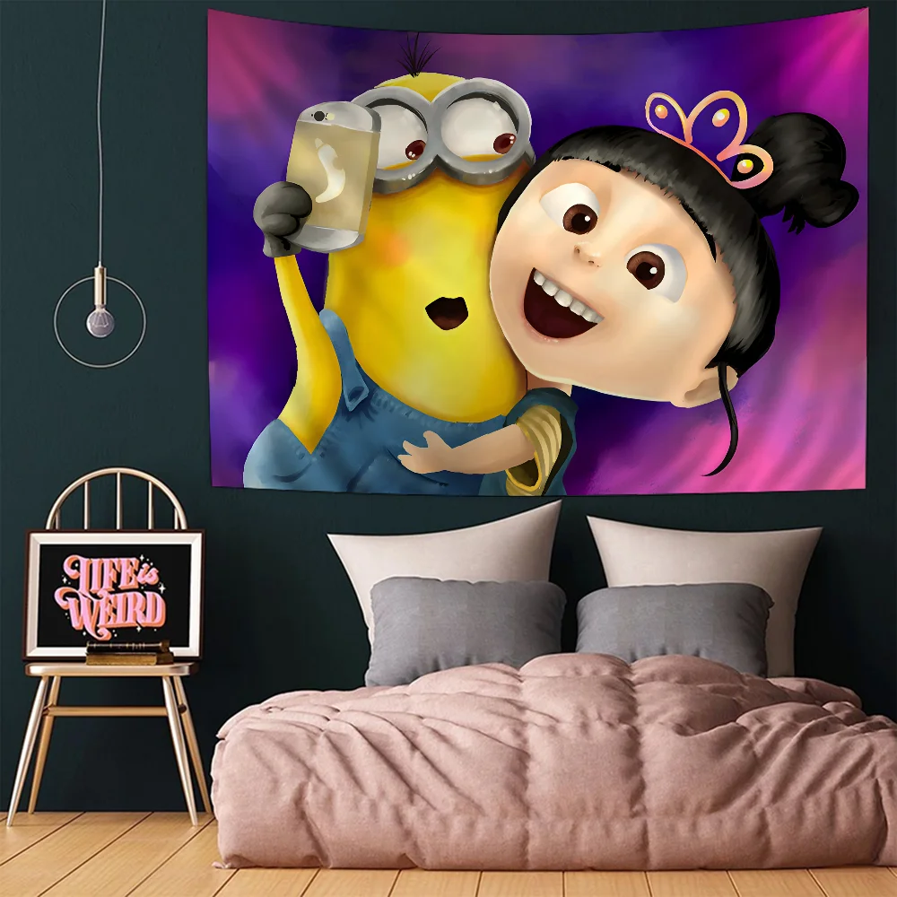 М-Миньоны Д-Гадкий-мой аниме гобелен