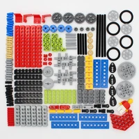 moc technical parts bricks pin liftarm studless beam axle connector panel gear car toy compatible building blocks toys