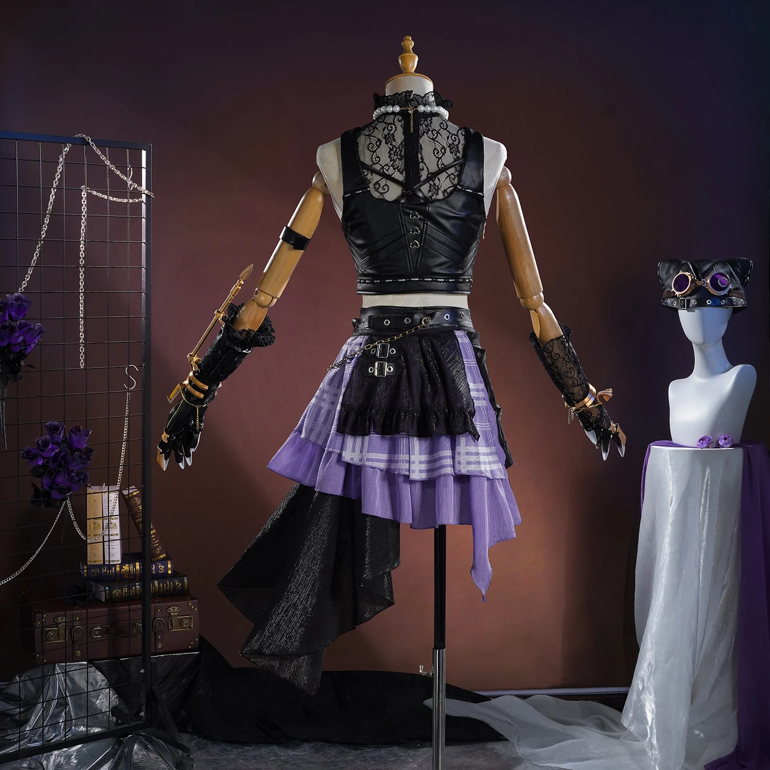 Игра Identity V Механик Косплей Костюм Замок Core Наряд Парик Обувь Трейси Резник