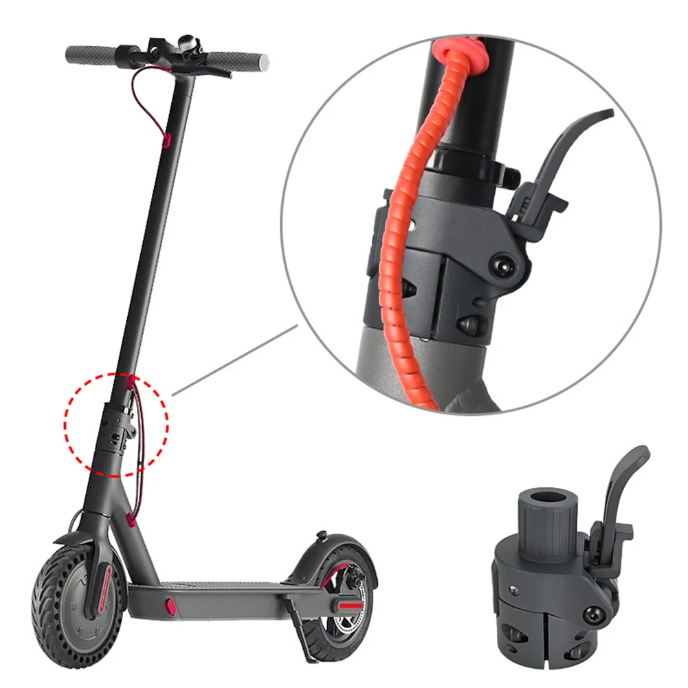 

Folding Pole Base Folding Rod Base Folder For M365/Pro2/Pro3 Electric Scooter Rod Base Lock Screw Convenient Folding Hook