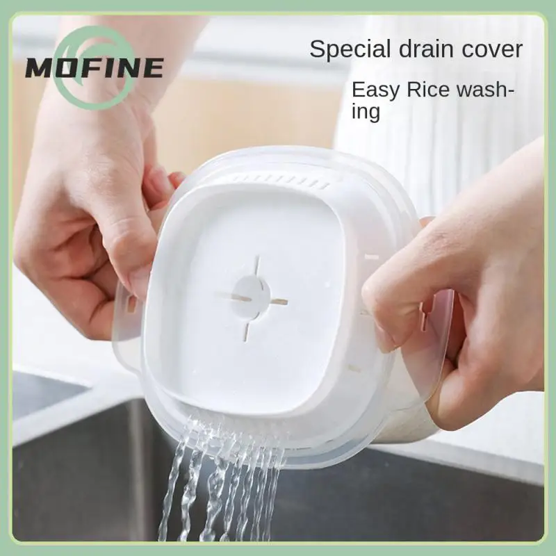 

Solid Without Deformation Kitchen Steaming Utensil Durable Fresh-keeping Box Simple Cooking Bento Lunch Box Cookware Transparent