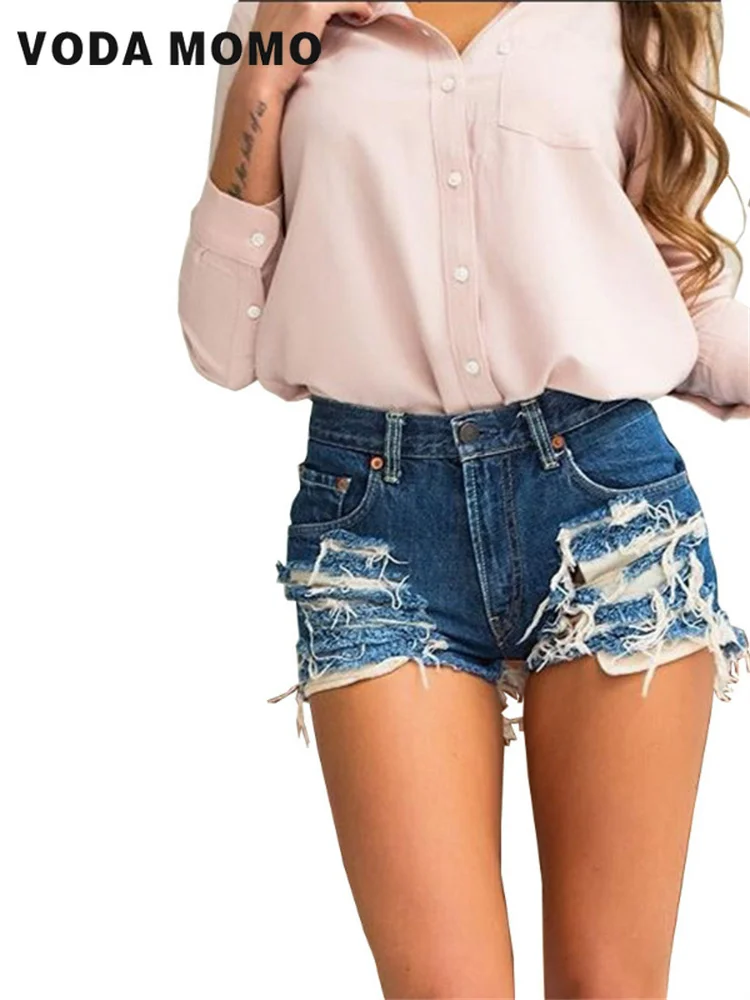 

Ripped Vintage High Waist Sexy Casual Jean Shortswomen's Summer Denim Shorts for Women Woman Jeans Short Woman Hot Pants