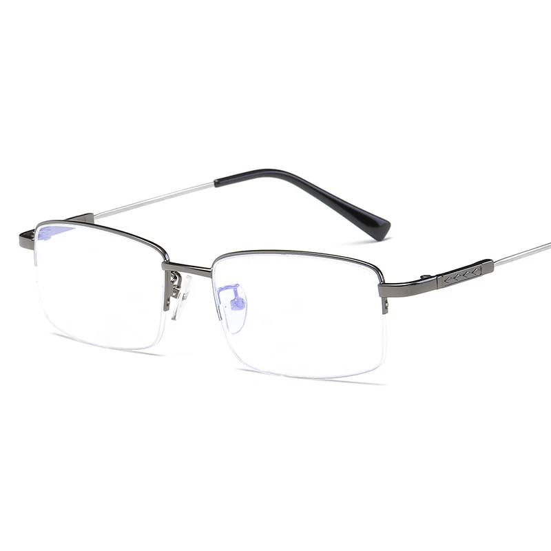 

Очки для чтения с защитой от сисветильник, аксессуар в металлической титановой оправе, для мужчин и женщин, для работы за компьютером, для пр...