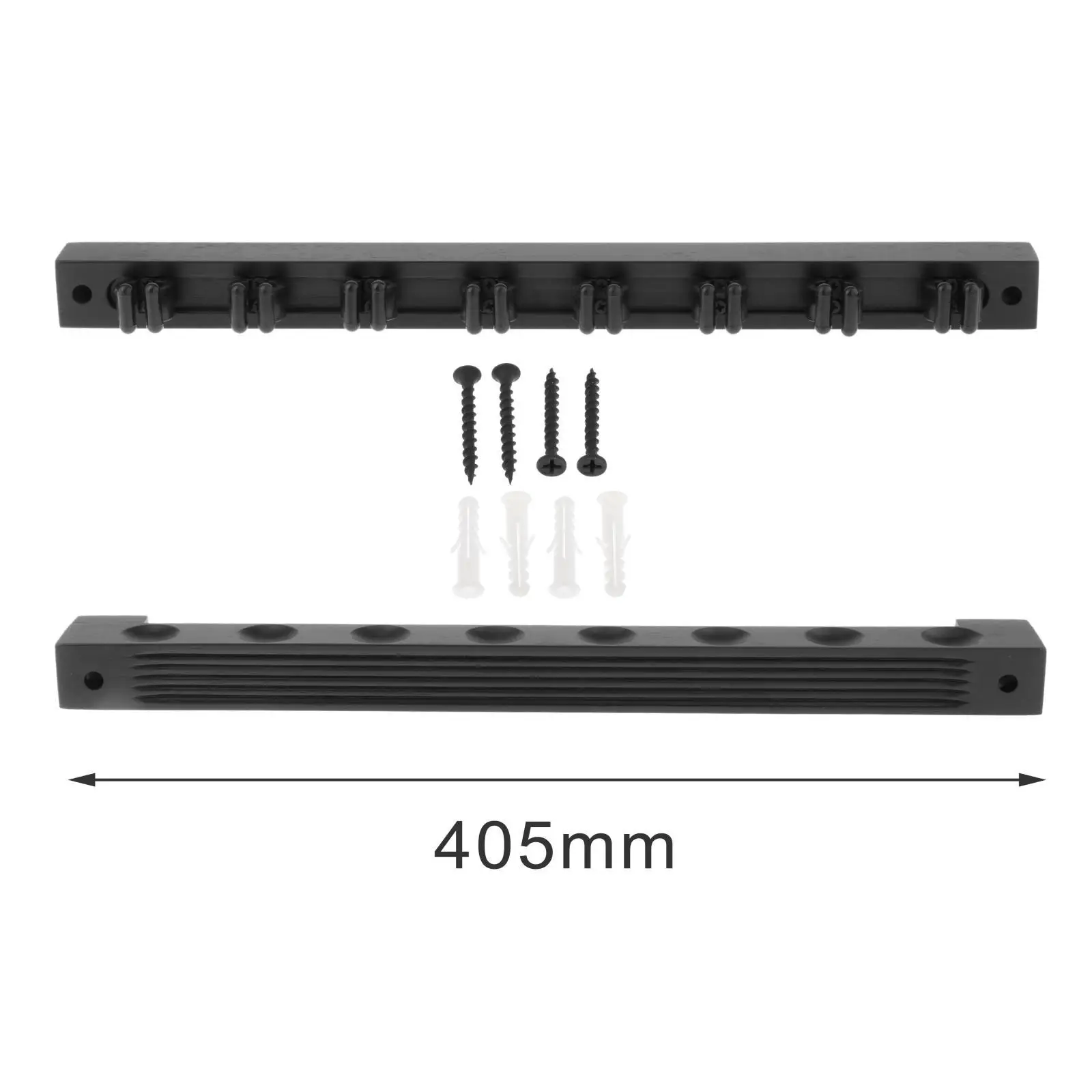 Деревянный стеллаж для бильярдного кия с 8 зажимами