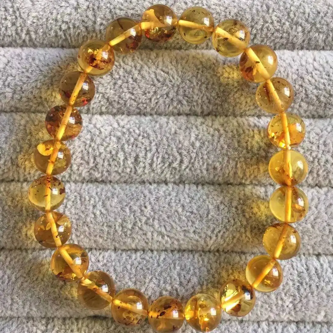 

1bracelet as photo (7) Approx8mm AKAC natural Baltic amber bracelet beads