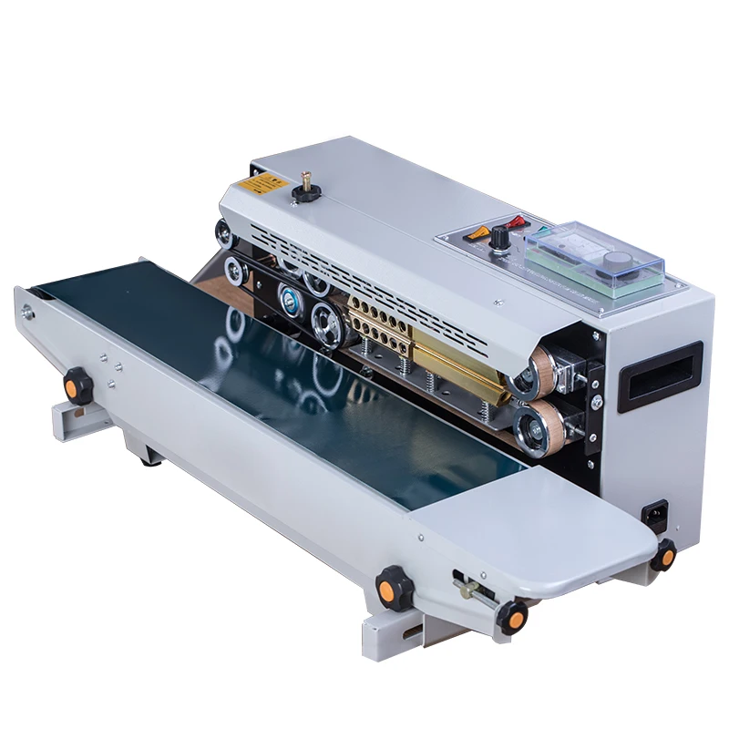 

Automatic continuous plastic bag heat sealer sealing machine for aluminum foil plastic bag