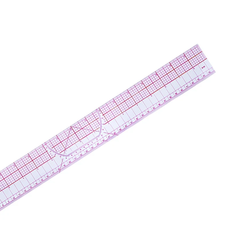 

Plastic Sewing Tailor 45 cm Shared Double Side Metric Straight Ruler Transparent Yardstick Patchwork Cloth Cutting Rulers