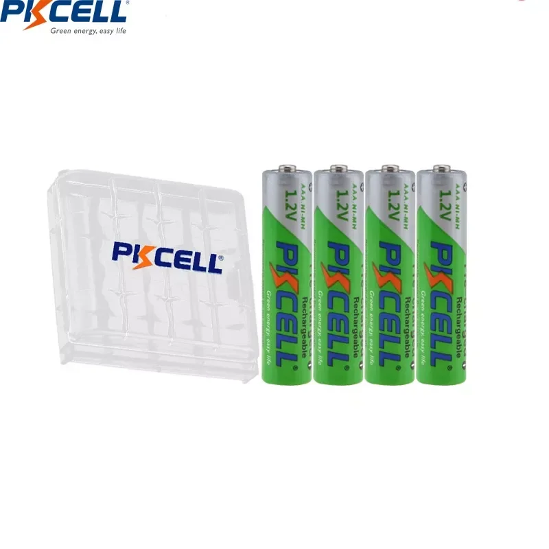 

4/8/16/28PC PKCELL AAA 850mAh 3A 1.2v Ni-MH Low Self Discharge AAA Rechargeable Battery Batteries with Battery box case holder