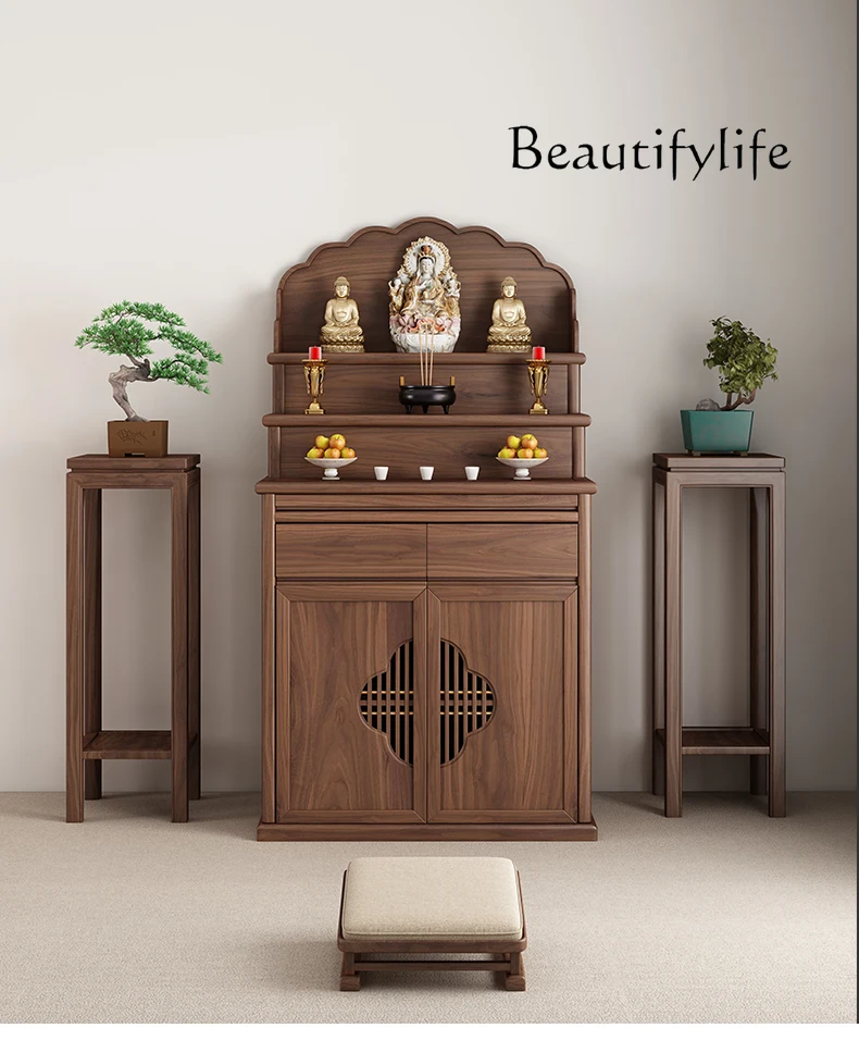 Новый простой стол в китайском стиле для благовоний бытовой трехслойный Будды из