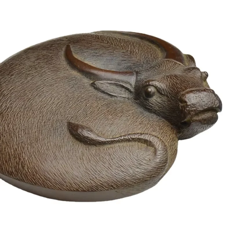 Резная статуэтка быка из меди Yantai