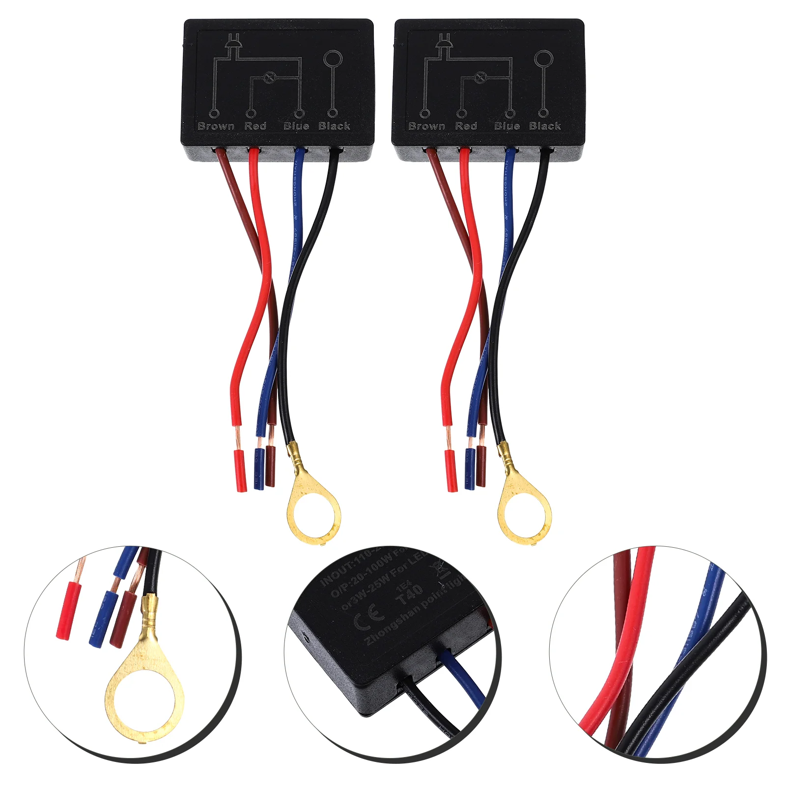 

2 шт., сенсорный выключатель для настольной лампы