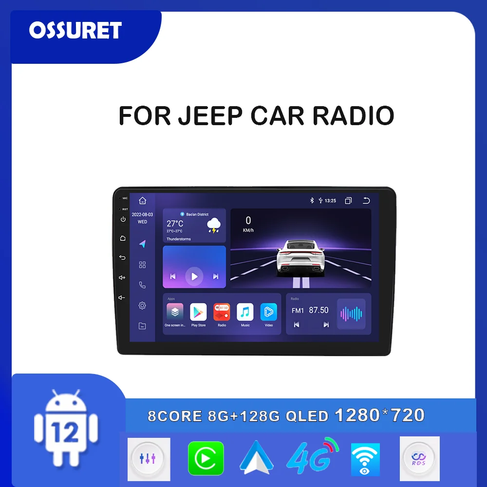 

10.1"Android 2din Car Radio Multimedia For Jeep COMPASS CHRYSLER 300C DODGE Caliber Grand Cherokee Commander Wrangler GPS Stereo