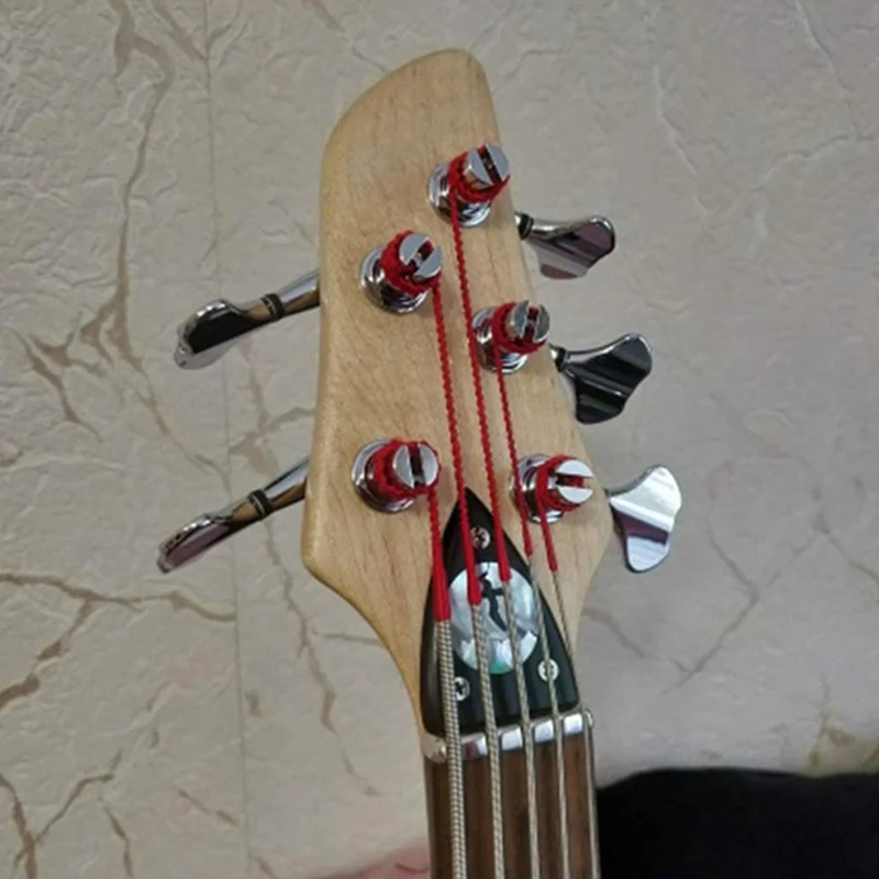 Черная Деревянная Ручка Для Рукоделия Резная Гитарная Инкрустация Декоративная