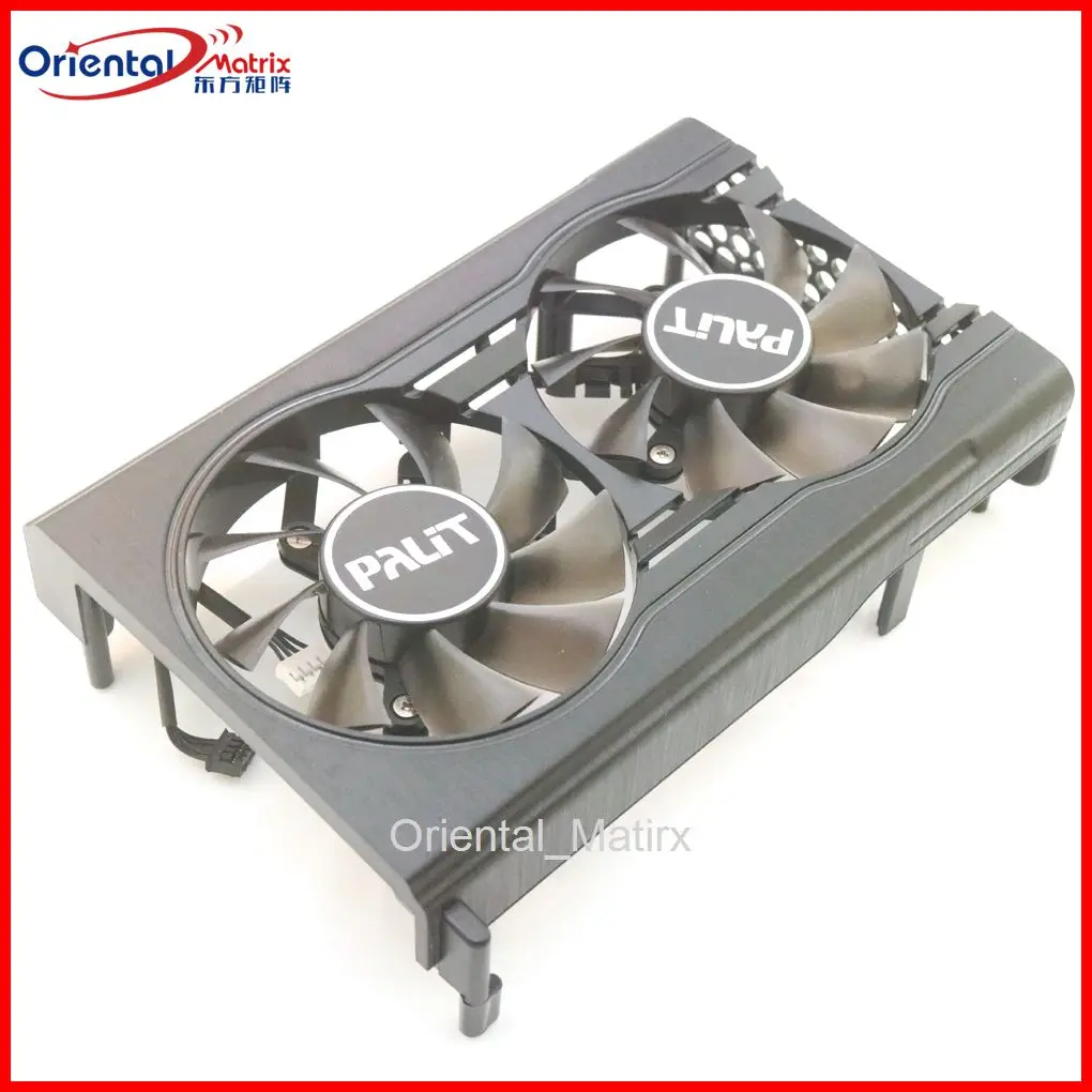 2 шт./партия GA82S2U 75 мм 12 В постоянного тока 0,45 а 4 контакта для PALIT GeForce RTX3050 двойной вентилятор охлаждения графической карты
