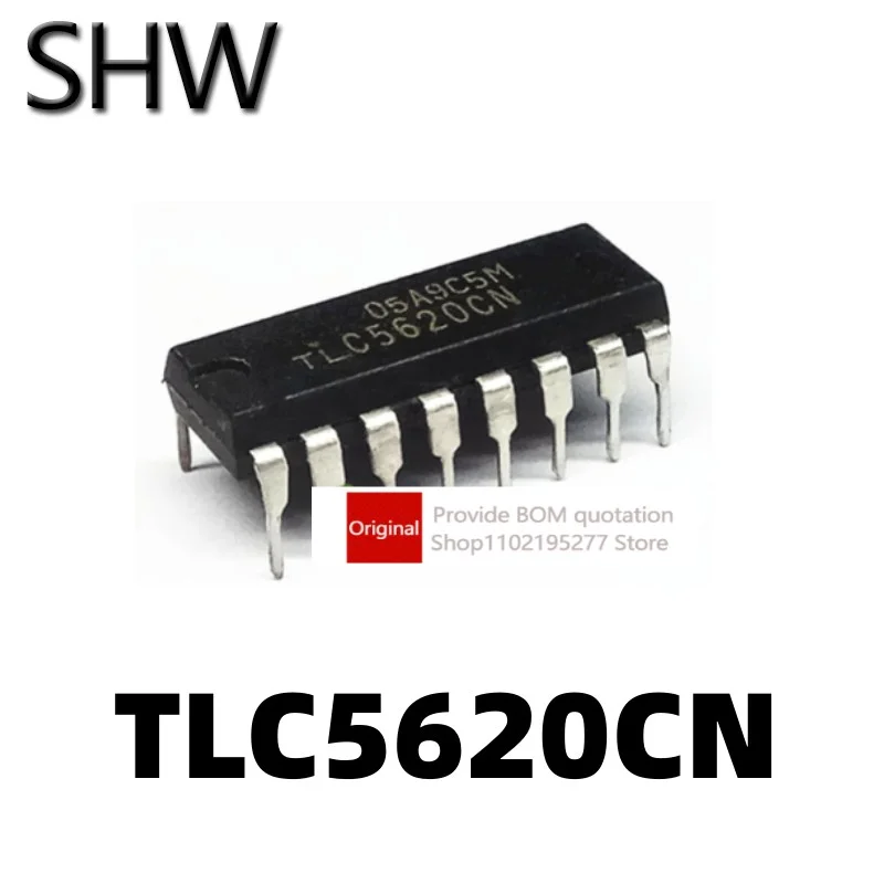 

1 шт TLC5620 TLC5620CN цифро-аналоговый преобразователь прямая вставка DIP-14