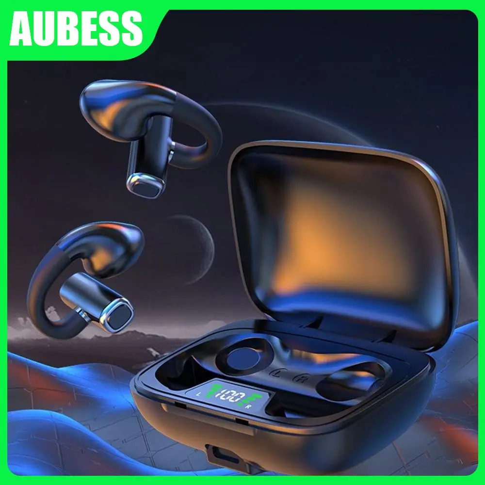 

New Quality Sound Effect Sports Earphones Innovative Clip-on Ear Headphones Clip On Earphones Lightweight Body Design V5.3