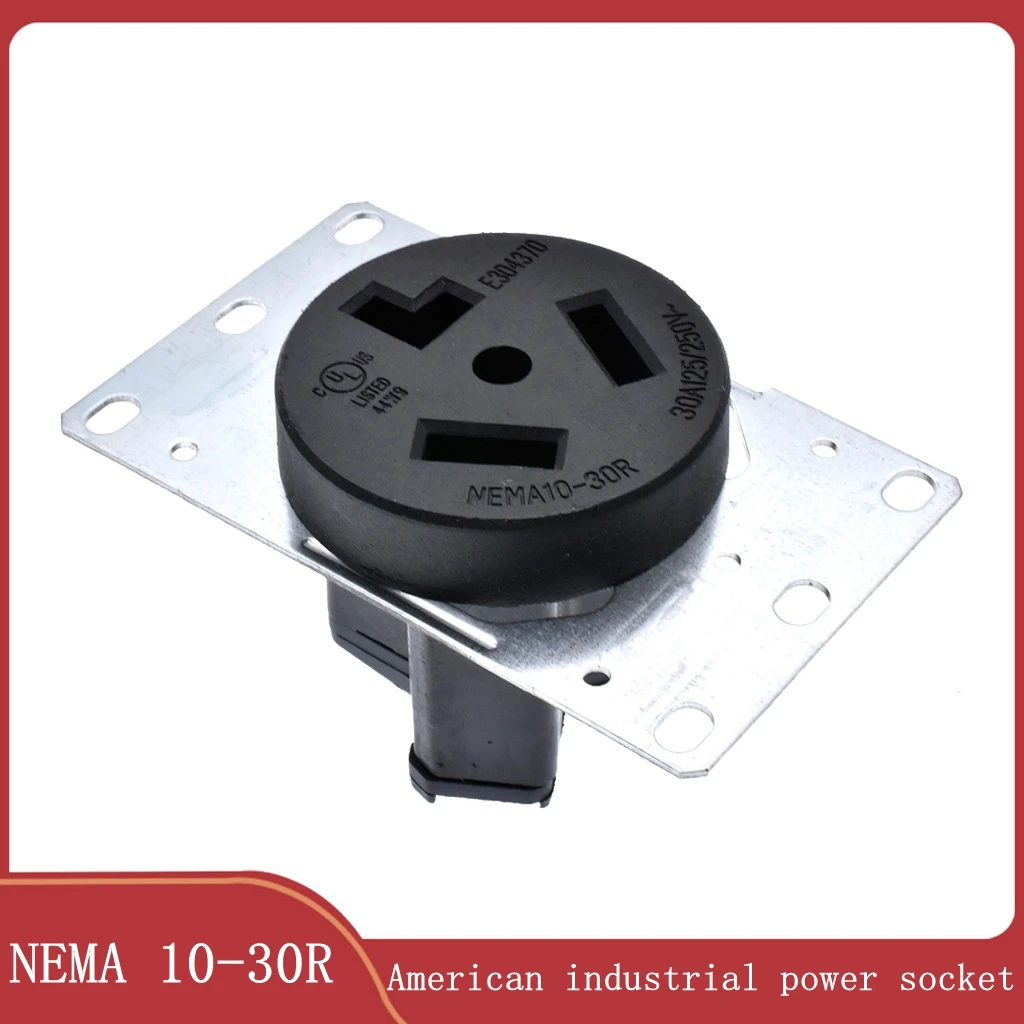 Розетка сушильная NEMA 10-30R, 30 А, 3 полюса, 4 провода