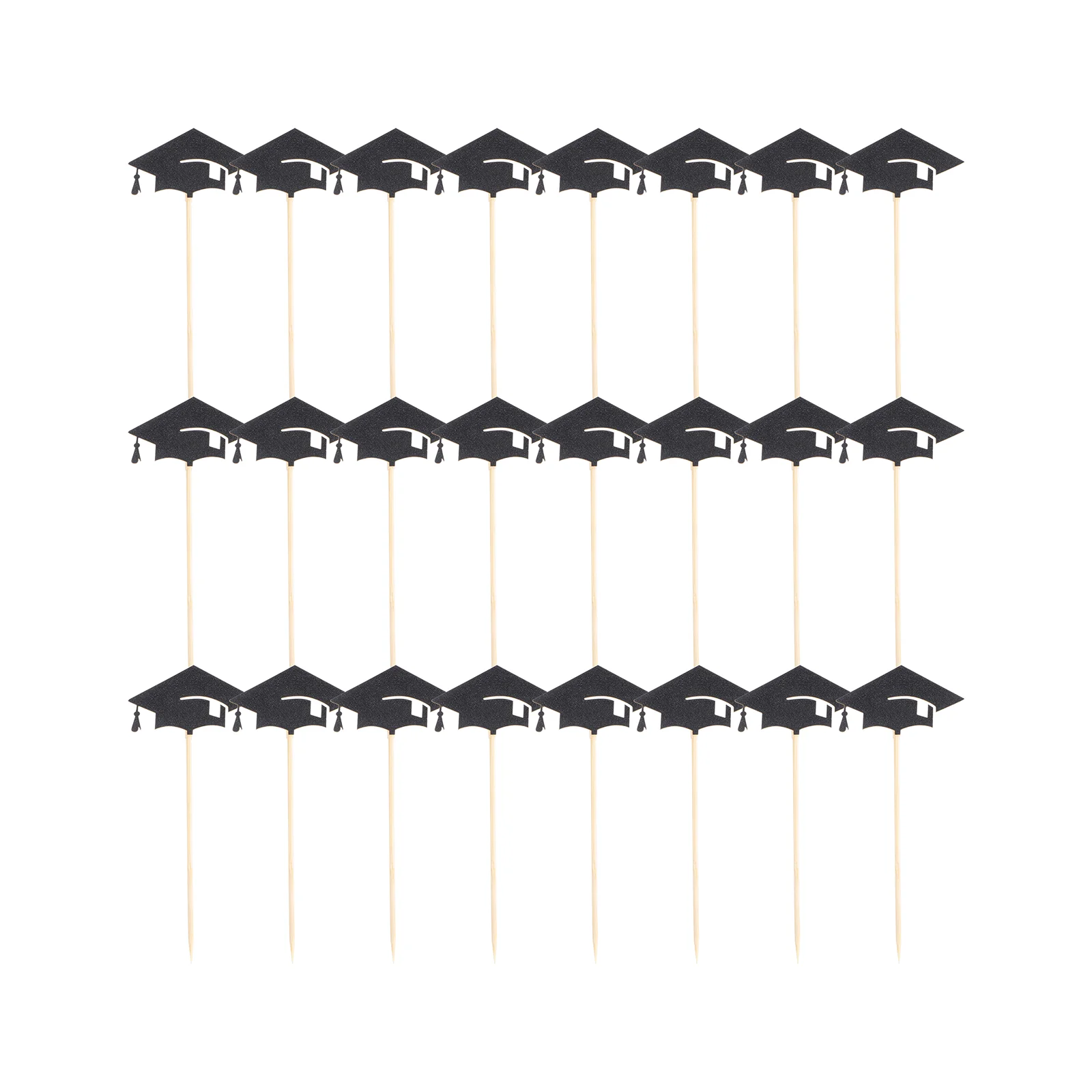 

Paper Cake Insert Card Grad Decor Graduation Inserted Mini Decoration Mini Hat