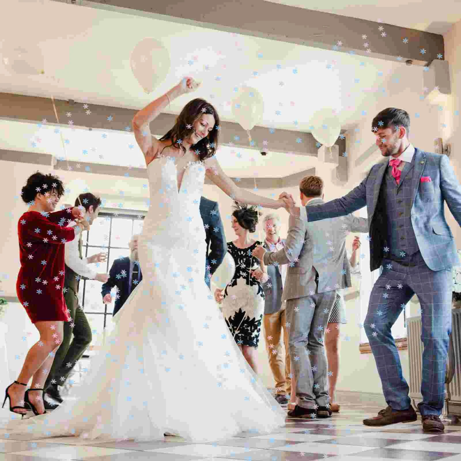 

1 Set Christmas Snowflake Table Ornaments for Xmas Holiday Party Table Favors