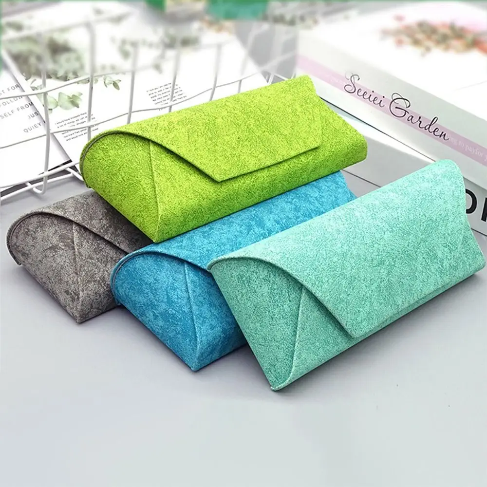 

Футляр для очков мужской из ПУ кожи, модная Легкая однотонная Сумочка для очков, 4 цвета