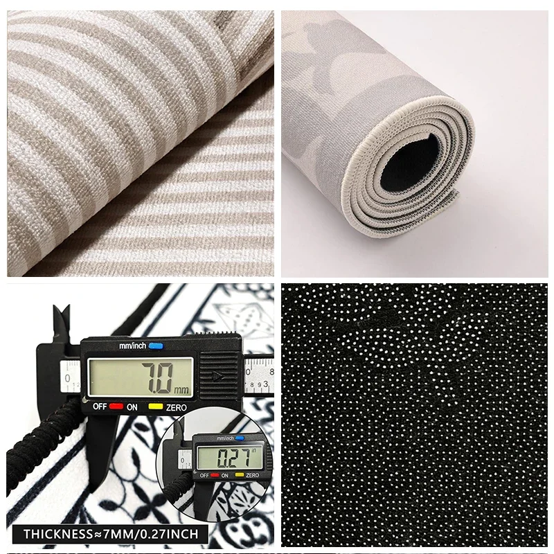 Большой ковер для гостиной прикроватный напольный коврик спальни креативные