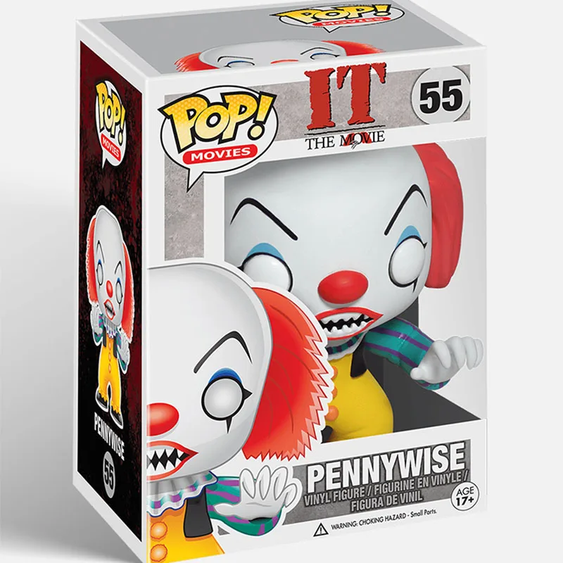 Виниловые экшн-фигурки Funko Pop IT Pennywise #55 #780 куклы игрушки подарок для детей