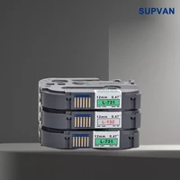 original supvan multicolor label tapes for lp5120m lp5125m label printer laminated ribbons with chip label cartridge consumables