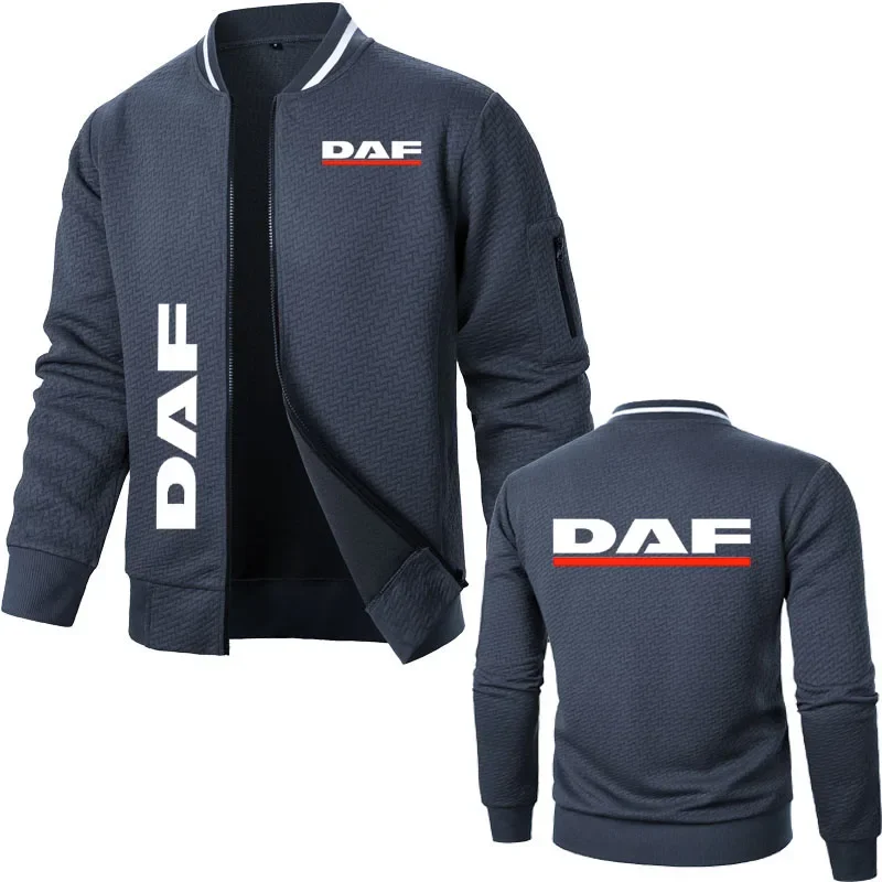 Мужская куртка с принтом грузовика DAF Harajuku флисовая толстовка новинка 2024 мужская