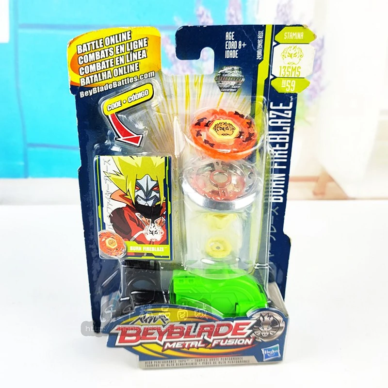 

☆☆☆2010 Hasbro Beyblade Metal Fusion BB-59 LIMITED EDITION COLLECT Burn Fireblaze 135MS #02321 Ages 8+☆☆☆