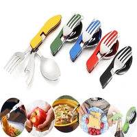 knife cutlery bottle can opener multitool multi tool utensil portable picnic camp spoon fold fork flatware tableware